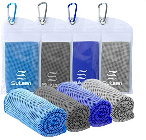 Kühltuch Set, kühlendes Handtuch Kühltücher Hals, Handtuch kühlend, Cooling Towel, Kühltücher Sport, Kühlendes Tuch, Eishandtücher für Wandern, Laufen, Tennis, Reisen,