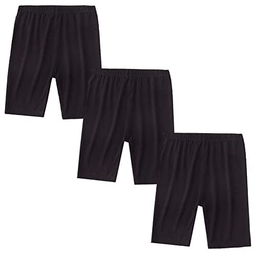 FedMois Lot de 3 Legging Court Short de Sport Panty Cyclistes Fille