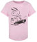 Cotton Soul Peanuts Snoopy Skate Board Damen-T-Shirt, Hellrosa, hellrosa, Large