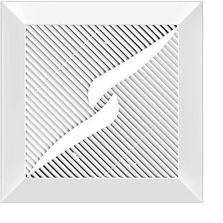 Extractor de Aire Ventilador de escape montado en la ventana del techo, ventilador de escape extractor de baño mudo, ventiladores de ventilación cuadrada con válvula de retención Ventiladores de Venti