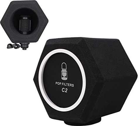 Professional C2 High Density Microphone Windscreen Sponge Cover for Recording Isolation Booth