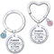Porte-clés Parrain et Marraine Cadeau Parrain Marraine Porte Clé Annonce Parrain Marraine Cadeaux, Porte Clef Porte-clés comme Cadeau Baptême pour Parrain Marraine Demande Argenté L (Parrain Marraine)