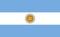Bandera - 90 x 150 cm / 150 cm 90 cm - de poliéster con ojales dorados - Duradera y resistente a la intemperie (Argentina)