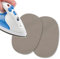 USIT, 2 Piezas Mini Parches de Jersey Termoadhesivos para Ropa, 13x9 cm, Ideales para Reparar Chándales, Camisetas y Pantalones Deportivos, Arena