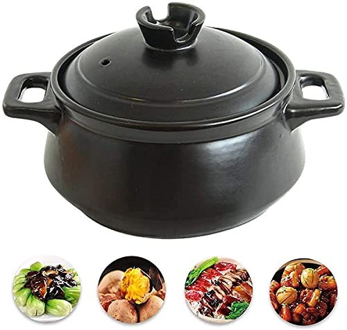 Casseruola In Ceramica Casseruola Con Coperchio Casseruola Rotonda In Ceramica Resistente Alle Alte Temperature 680 , Pentola Per Zuppa Per Riscaldatori Elettrici In Ceramica, Elettrico