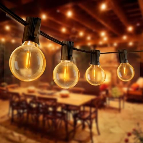 zixunix Guirnalda Luces Exterior - 19M Luces Led Exterior Jardin con 30+3 Bombillas, IP44 Impermeable y Interior Deco para Jardín, Patio, Fiesta,Terraza
