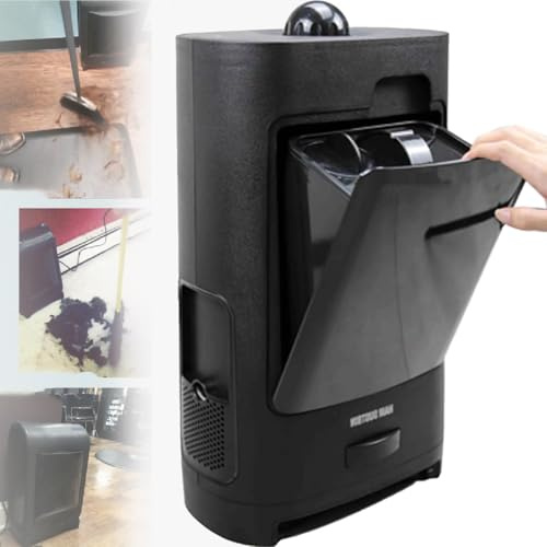 GAYAYAS Electric Hair Salon Dustbin, Hairdressing Salon Vacuum Cleaner, 2.7L Touchless Stationary Vacuum Cleaner, with Air Outlet Filter, for Hair Salon