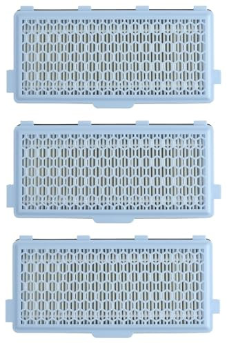 3 Pack SF-HA 50 HEPA Air Clean Filters Replacement for Miele S4, S5, S6, S8, S8000, S8999, S6000, S6999, S5000, S5999, S4000, S4999, Complete C2, Complete C3, Compact C1, Compact C2