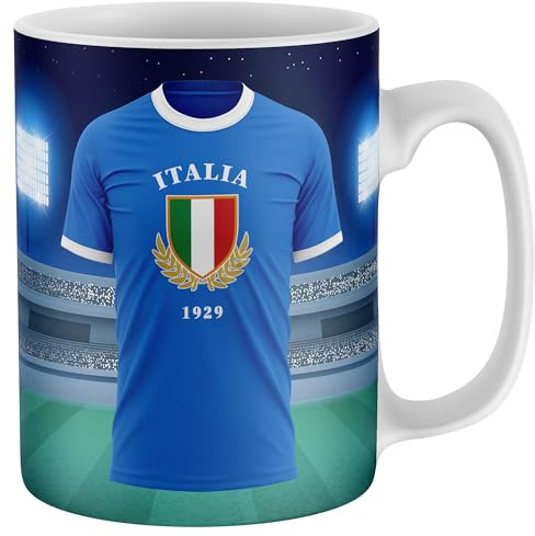 Purple Print House Personalised Rugby Shirt Mug Italia 1929 Italy Italian Custom Name Number Men Women Tea Coffee Cup Gift
