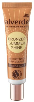 alverde NATURKOSMETIK Bronzer Summer Shine 20 Roségold, 15 ml