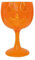LP Divertissements Lot de 12 - Verre sur pied citrouille orange 18cm