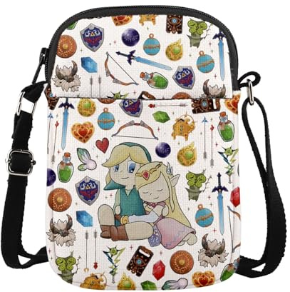 MAOFAED Video Game Inspired Crossbody Bag for Fans, Game Enthusiast Gift, Gaming Couple Gift, Fandom Gifts(boy girl)