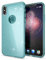 NALIA Glitzer Hülle kompatibel mit iPhone X XS, Glitter Sparkle Handyhülle Slim Silikon Case Back-Cover Schutzhülle, Dünne Handy-Tasche Schale Bumper Bling Strass Smart-Phone Etui, Farbe:Türkis