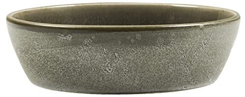 BITZ Suppenschale, Suppenschüssel aus Steingut, 18 cm im Durchmesser, grau/grau