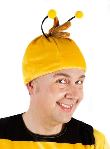Maskworld Willi Kopfbedeckung für Erwachsene - Biene Maja Kostümzubehör