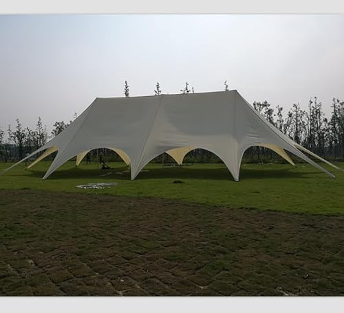 Commercial Wedding Event Graduation Stage Patio Party Beach Camping Triple Star Stretch Tent (78x47x20ft.)