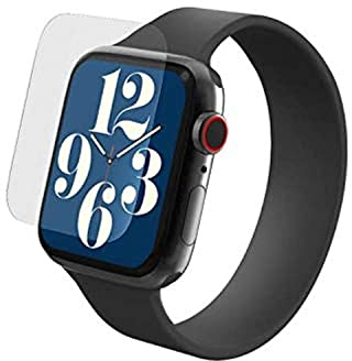 ZAGG InvisibleShield Ultra Clear + für die Apple Watch Serie 6/SE/5/4 (44 mm Bildschirm), Aufprallschutz, berührungsempfindlich, einfache Anwendung, vollständige Abdeckung