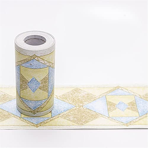 Selbstklebende Wandaufkleber Grenze, Tapetenbordüre Selbstklebend Bordüre, Wasserdichte Wandbordüre für Zuhause Büro Hotel DIY Dekoration (Stil 22)