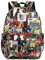Roffatide Anime Wings of Freedom Laptop-Rucksack All Over Print Rucksack Leichte Schultasche Cosplay Daypack
