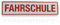 Betriebsausstattung24® Hinweisschild „Fahrschule“ | Magnetfolie Größe (BxH): 36,0 x 9,0 cm | Fahrschule | Autoschild | Hinweisschild Kraftfahrzeuge | KFZ