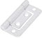 TIMCO Flush Hinges (105) Steel White - 50 x 38.5