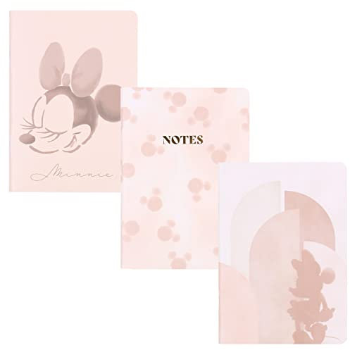 3x kleines Notizbuch, Heft A6 Minnie Maus Disney Einheitsgröße