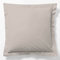 Vision - Taie d'oreiller - Beige - 65x65cm - 100% Coton - Tissage serré - Finition avec Volant Plat