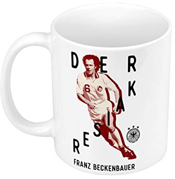 Tasse Franz Beckenbauer Champion Collage Retro Fußball Star Vintage