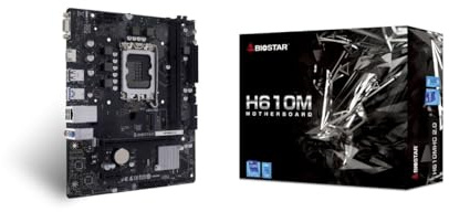 Biostar Motherboard Intel H610 Lga 1700 Micro ATX, H610MHC 2.0