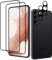 [2 Piezas] Protector de Pantalla para Samsung Galaxy S23+/S23 Plus + [2 Piezas] Cámara Lente Protector Pantalla, Weideworld Antihuellas Resistente Arañazos Cristal Templado