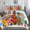 Alvin And The Chipmunks 3d Bettbezug Set Mit Kissenbezüge Bettlaken, Süße Spannbetttücher Bettbezüge ,Dekoration Bettwäsche Set Mit Kissen Sham Bettwäsche Cover Set 3 Stück,3d-Bettdeckenbezug Mit Rei