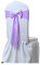 25pcs Satin Spandex Chair Sash Band Ribbons Chair Tie Backs for Party Banquet Decor Wedding Decoration Knot Chair Bow Sashes (Color : Lilac)