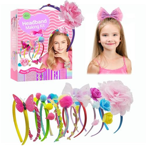 Serra Tete Ragazza - Regalo Ragazza 5 6 7 8 9 10 11 12 Anni, Giochi Giocattolo Ragazza 4-10 Anni Tempo Libero Creativo Bambini Fai Da Te Attivite Manuale 6-11 Anni 50+Pcs