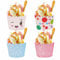 Caissettes Cupcake, 200 Caissette Muffins Papier, Papier Cuisson, Moule Muffins Papier, Deco Gateau Anniversaire（Ballons d'Amour à Pois），caissettes muffins，caissette cupcake
