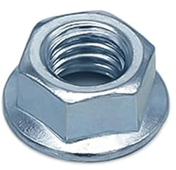 Sperrzahnmuttern M16 Verzinkt Stahl - DIN 6923 - Flanschmutter mit Sperrverzahnung - M3 M4 M5 M6 M8 M10 M12 M16 - Größe und Menge wählbar (Gewinde: M16; Menge: 5 St.)