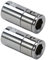CWOQOCW 2 x 1/4-Zoll-Vierkantantrieb auf 1/4-Zoll-Sechskant-Schlag-Adapter, Steckschlüssel-Bits, Konverter
