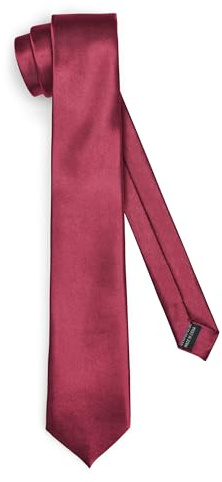 Ladeheid Klassische Herren Krawatte, glänzend, Perfekt für Büro & Festlichkeiten, Vielfältige Farben - Ideal für Geschäftsmeetings, Hochzeiten Größe 150cm x 7cm TMS-7