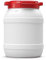 Multitanks Fut/Bidon plastique alimentaire grande ouverture à visser - CURTEC - 6 litres