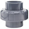 Raccord de tuyau en PVC de 40 mm x 40 mm, raccord de raccord de raccord de raccord à solvant, connecteur rapide gris pour plomberie