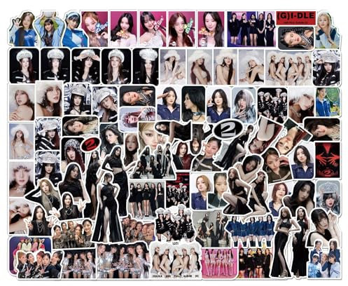 99 Stück (G) I-DLE Sticker I Love (G) I-DLE Aufkleber (G) I-DLE Nude Album Sticker Pack (G) I-DLE Merch Poster Sticker (G) I-DLE Sticker Set für Fans Geschenk (2)