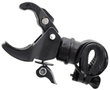 Abcsweet Fahrrad Taschenlampen Clip Fahrrad Licht Klemme Fahrrad Licht Gepäckträger 90/360 Grad Drehbar Fahrrad Licht Gepäckträger Fahrrad Licht Klemme