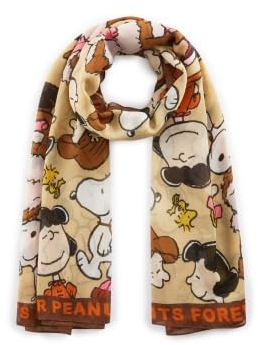 CODELLO X Peanuts Forever, Schal, Beige-Mehrfarbig