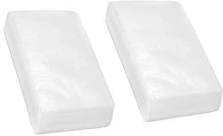 Lobamop 400 Stücke 10X14Cm PVA Beutel Angeln PVA Bags Wasserlösliche Beutel für Karpfen Angeltaschen Fischen Köder Werfen Neues Angel Zubehör