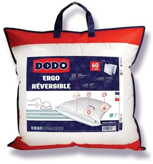 DODO - Ergonomisches Kissen mit Milbenschutz aus Memory-Schaum – 60 x 60 cm – Herz Adapt
