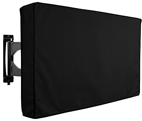 DUANSIYU Copri TV Esterno Giardino all'aperto Impermeabile TV Copertina Prova Antipolvere Oxford Tessuto Televisore Caso Protettivo Multi Taglie 22-65 Pollici Copertura per TV(for 22-24 Inches TV)