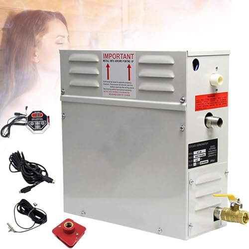 Dampfgenerator, gewerblicher Dampfgenerator, Dampfduschen Saunadampfgenerator, Dampfbadgenerator, mit LED-Digitalanzeige, für gewerbliche Heimnutzung,220V-18kw