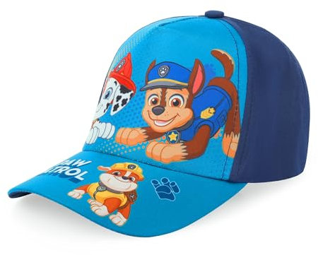 PAW PATROL Baseball Cap, Kappe Schirmmütze für Kinder, Mädchen und Jungen verstellbar (DE/NL/SE/PL, Numerisch, 52, Rubble)