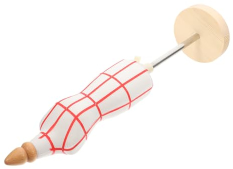 Schneiderpuppe 1/4 Größe für Schneiderin, Verstellbare Höhe, Beige | Stretchbaumwolle und Holz, Unterricht und Kleinere Kleidungsstücke, Pu, Kompakte Ausführung
