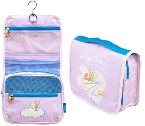 Grupo Erik - Trousse de Toilette Voyage Le Petit Prince - avec Crochet de Suspension | Vanity Voyage, Trousse de Toilette Femme, Homme et Enfant