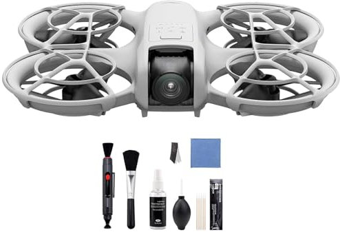 DJI Neo, Mini Drone with 4K UHD Camera for Adults bundle 01, 135g Self Flying Drone, Palm Takeoff, Subject Tracking, QuickShots, Stabilized Video, Built-In Propeller Guard (Controller-Free)